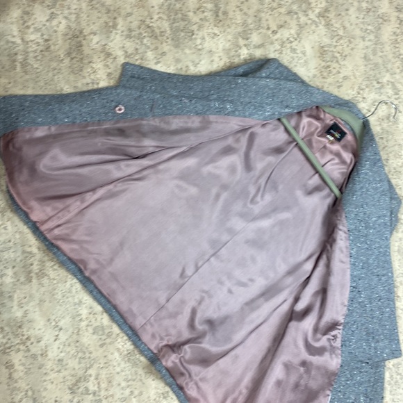 Vintage Grey Speckled Pant Suit - Picture 4 of 10